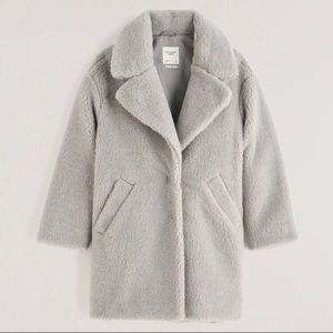 A&F teddy coat